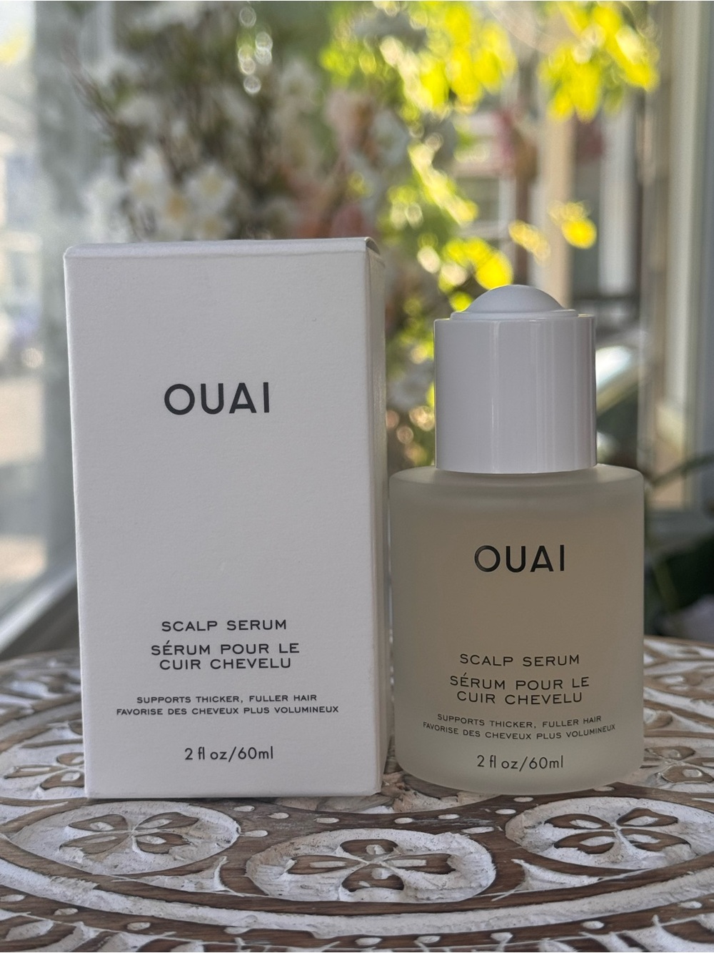 OUAI Scalp Serum 2 oz 60ml Supports Thicker Fuller Hair New in Box